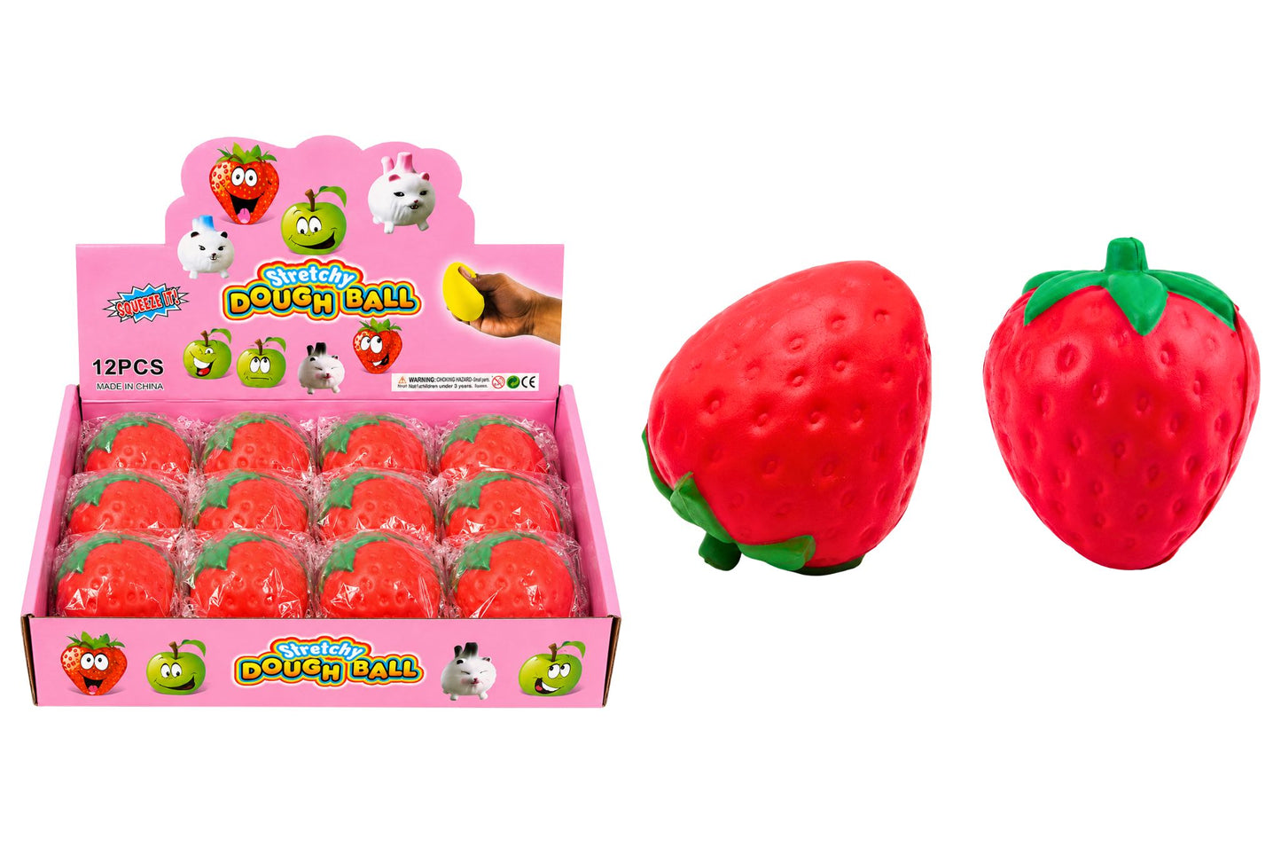 Squishy Strawberry 7cm PDQ
