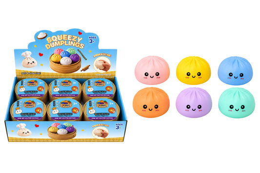 Squishy Mystery Dumpling 8.5cm 7 Asstd PDQ