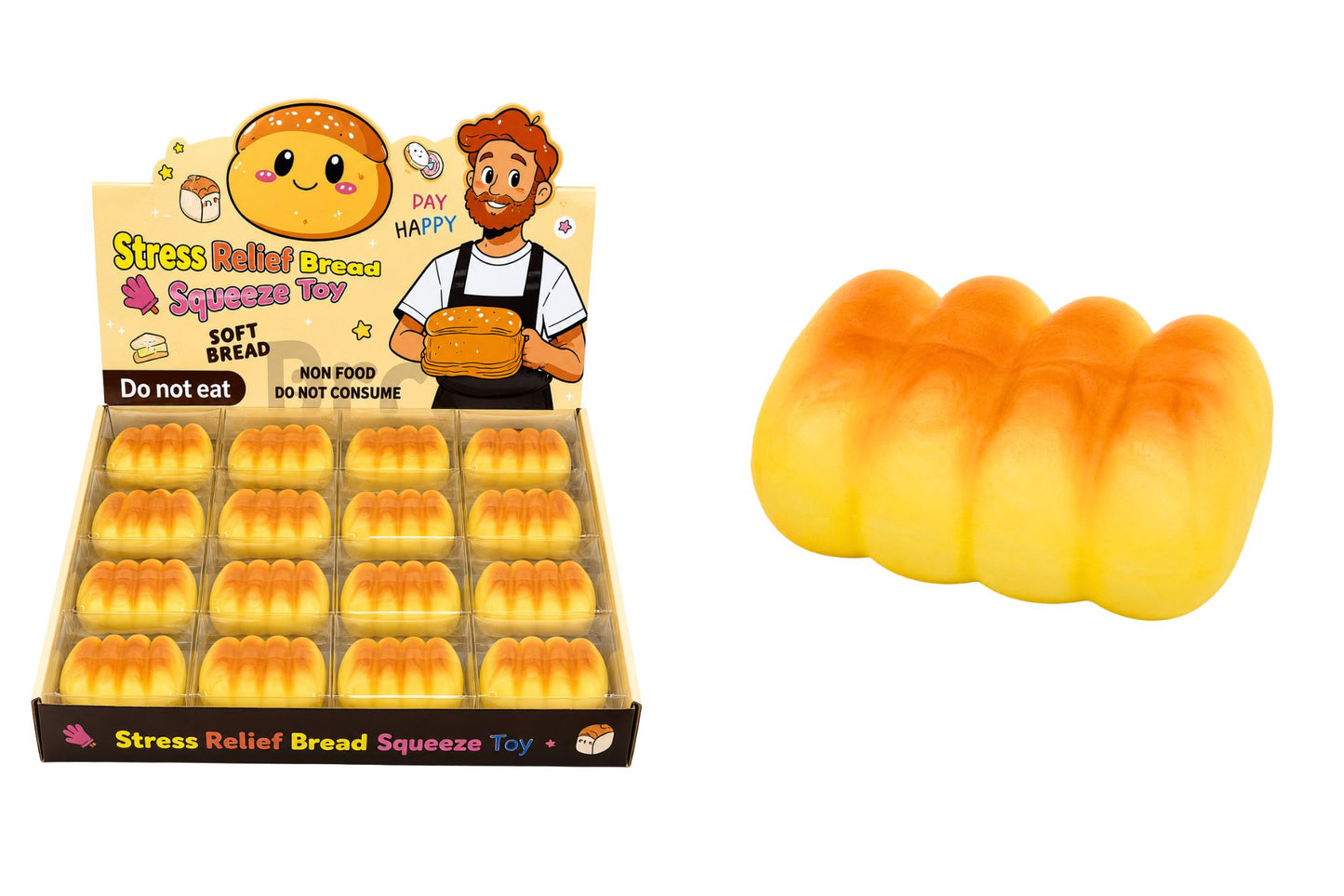 Squishy Slow Rising Scented Milk Bread PDQ