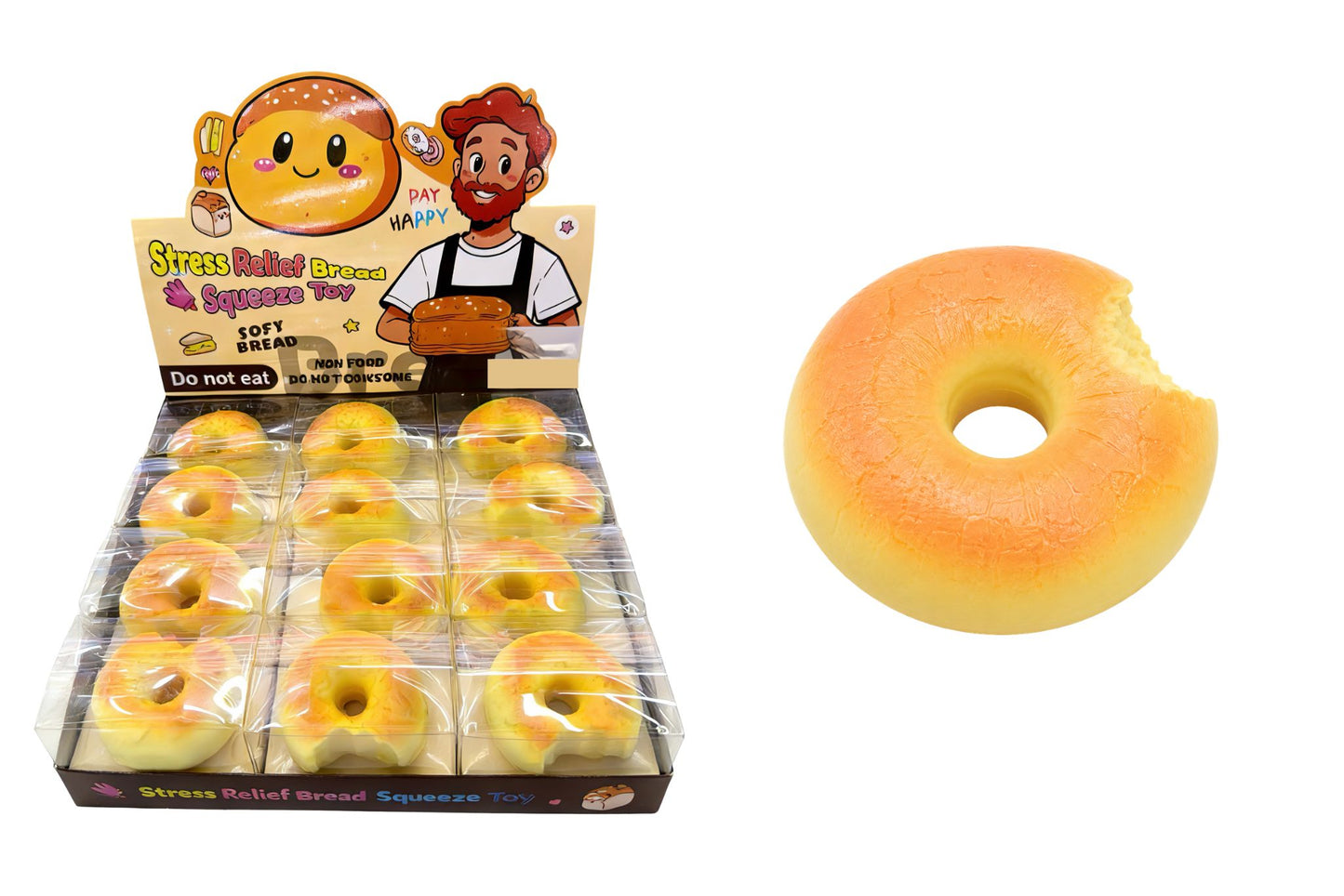 Squishy Slow Rising Scented Donut PDQ