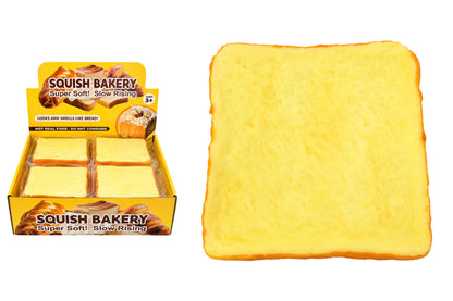 Squishy Slow Rising Scented Butter Toast 11x11cm PDQ