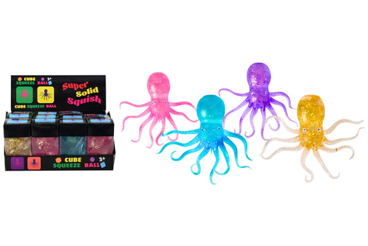 Squishy Gel Octopus 4 Asstd