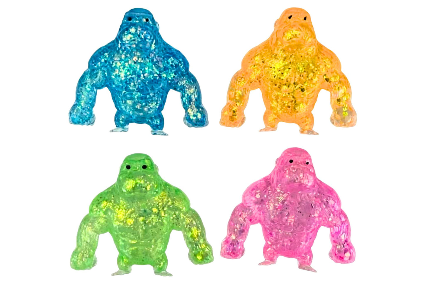 Squishy Gel Gorilla 4 Asstd PDQ