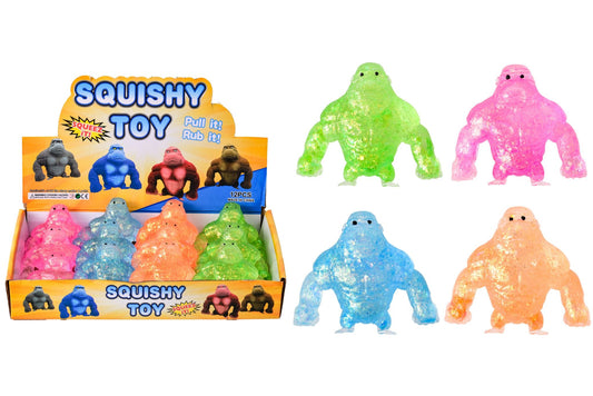 Squishy Gel Gorilla 4 Asstd