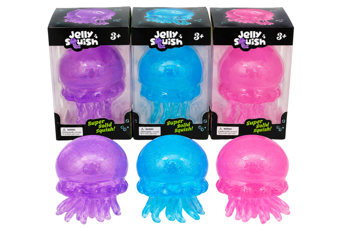 Squishy Gel Jumbo Jellyfish 3 Asstd PDQ
