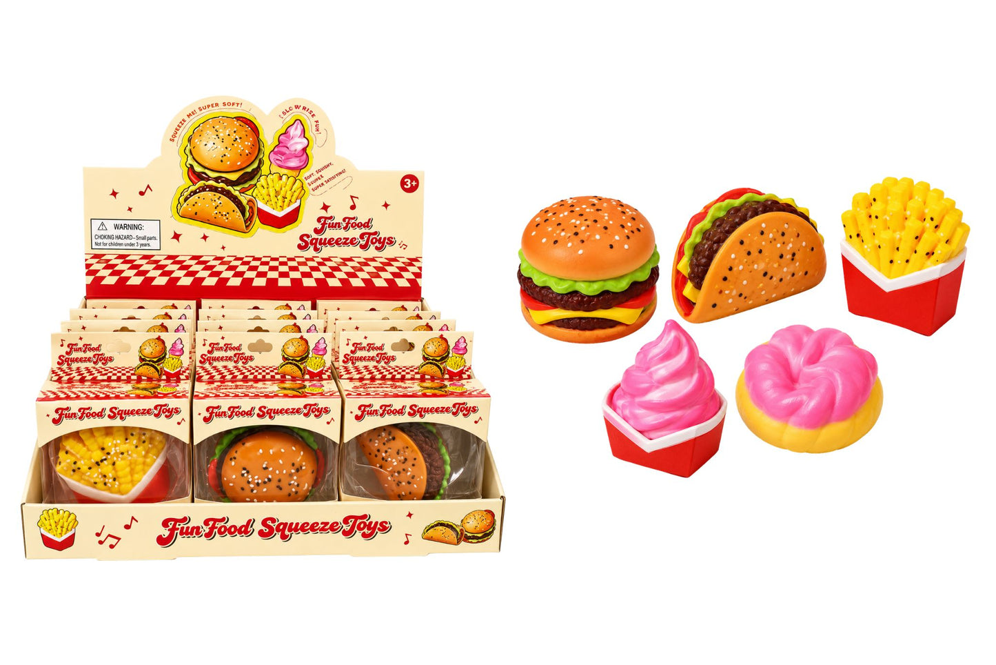 Squishy Fast Food 5 Asstd PDQ