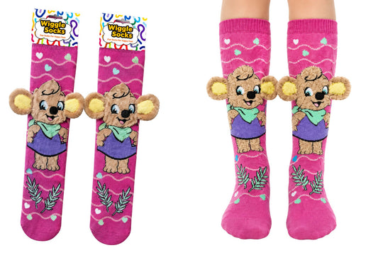 Novelty Socks Girls Bear