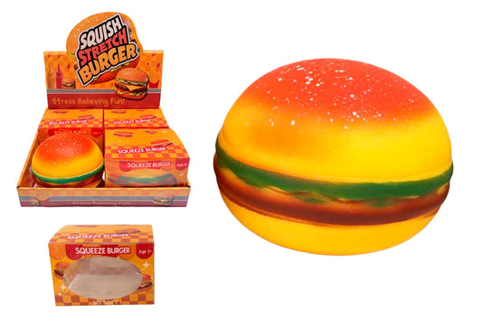 Squishy Jumbo Slow Rising Burger 15x12cm 650g PDQ