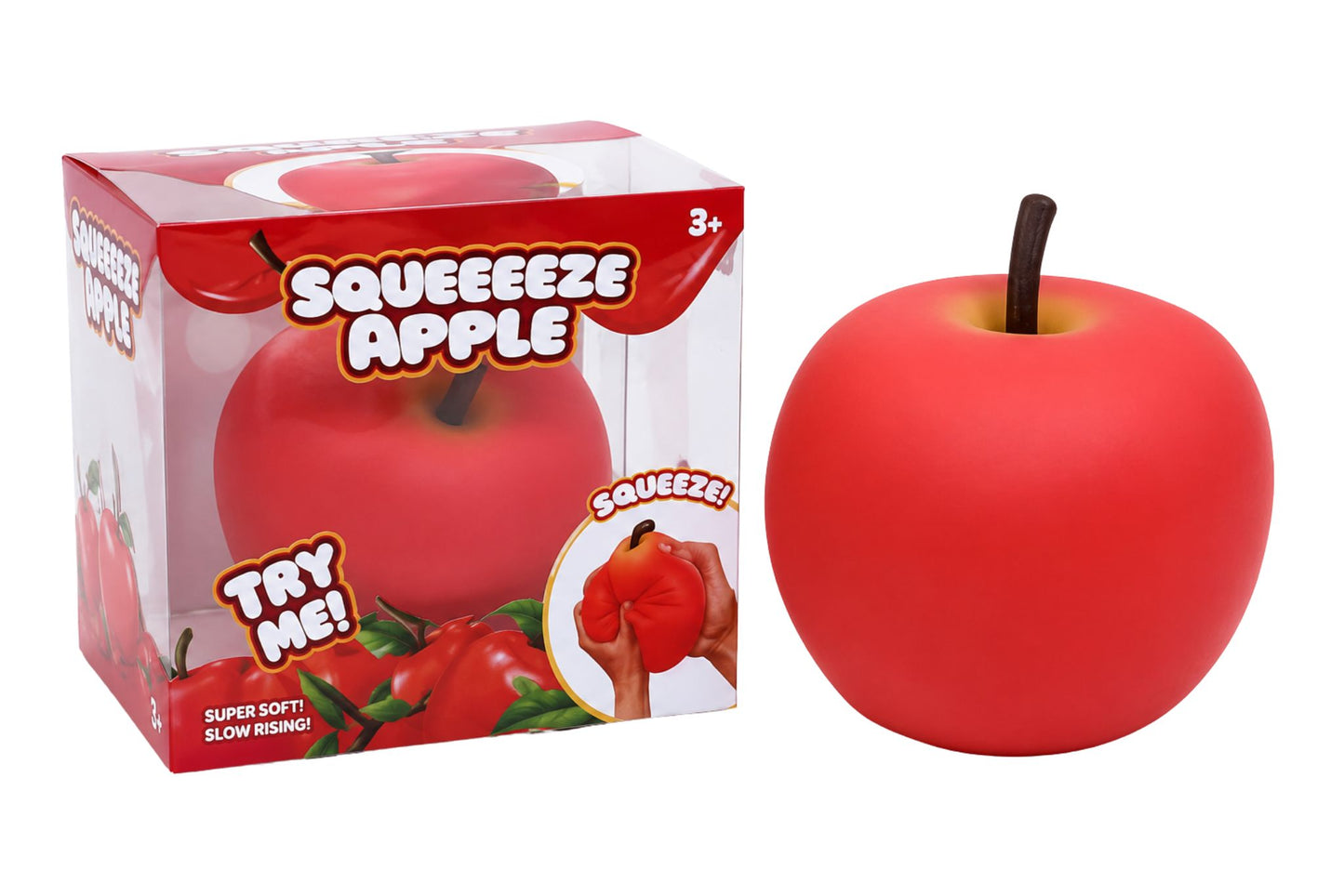 Squishy Jumbo Slow Rising Apple 12cm 380g PDQ