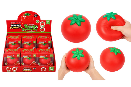 Squishy Jumbo Slow Rising Tomato 13x13x12cm 390g PDQ