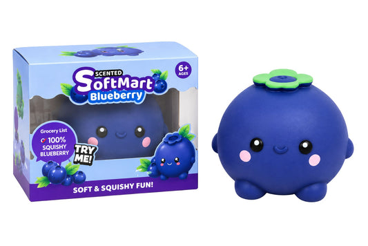 Squishy Jumbo Slow Rising Blueberry 16x13x10cm 450g PDQ
