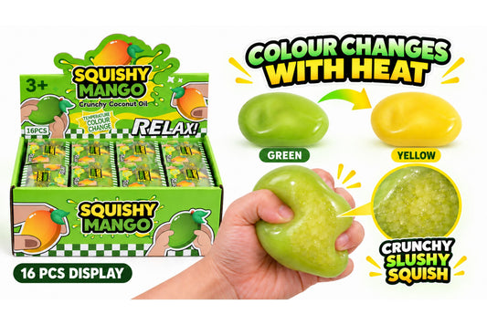 Squishy Thermal Colour Changing Slushy Mango PDQ