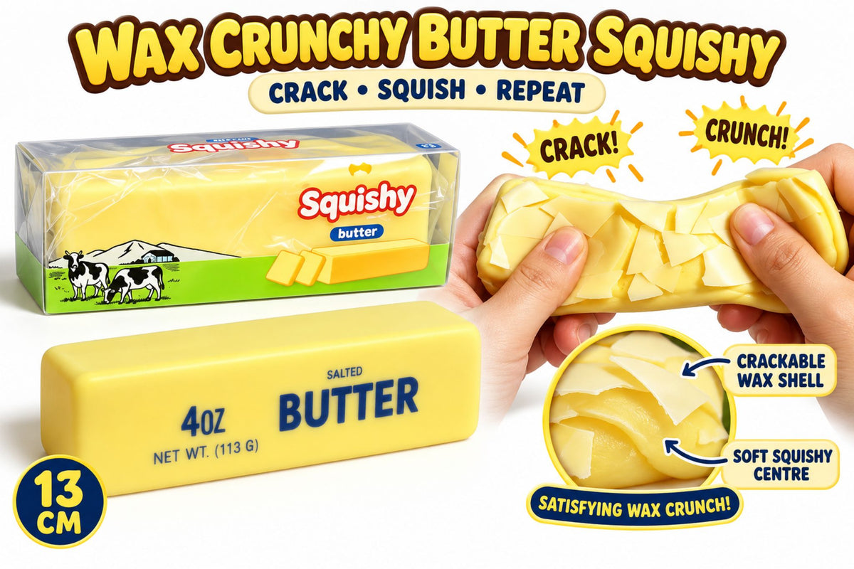 Squishy Crunchy Wax Butter 14x4x4cm PDQ