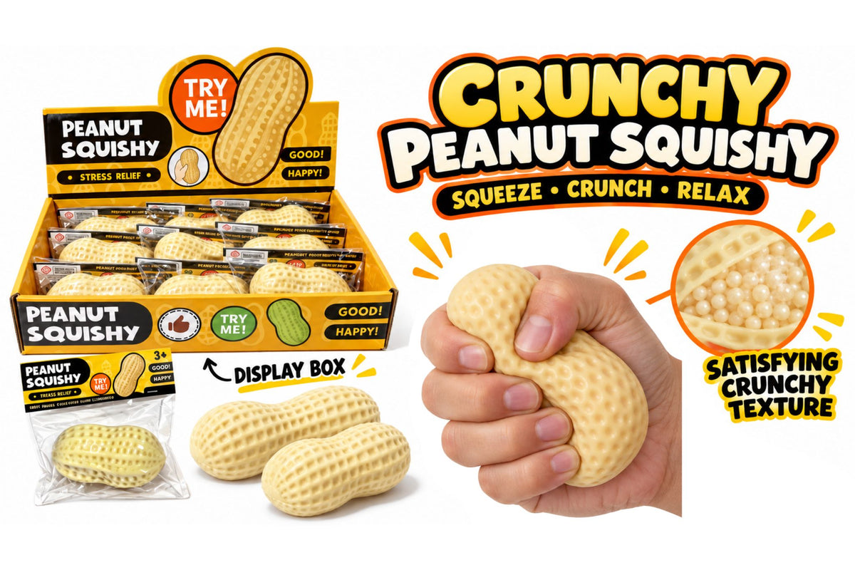 Squishy Crunchy Peanut 10.5cm PDQ