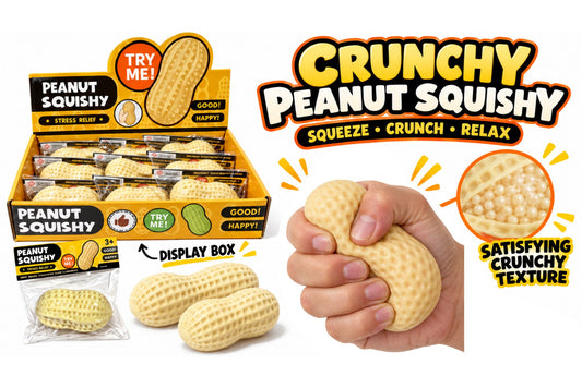 Squishy Crunchy Peanut 10.5cm PDQ