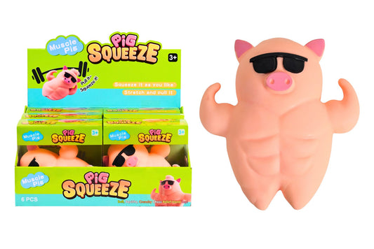 Squishy Jumbo Slow Rising Muscle Pig PDQ