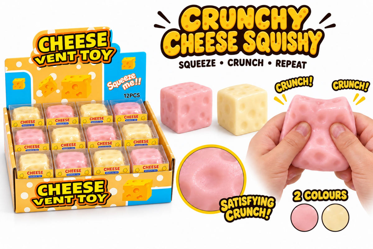 Squishy Crunchy Cheese 2 Asstd PDQ