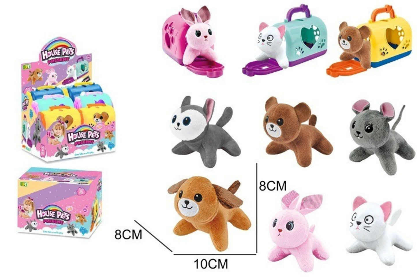 Pet Doll Carrier 6 Asstd PDQ