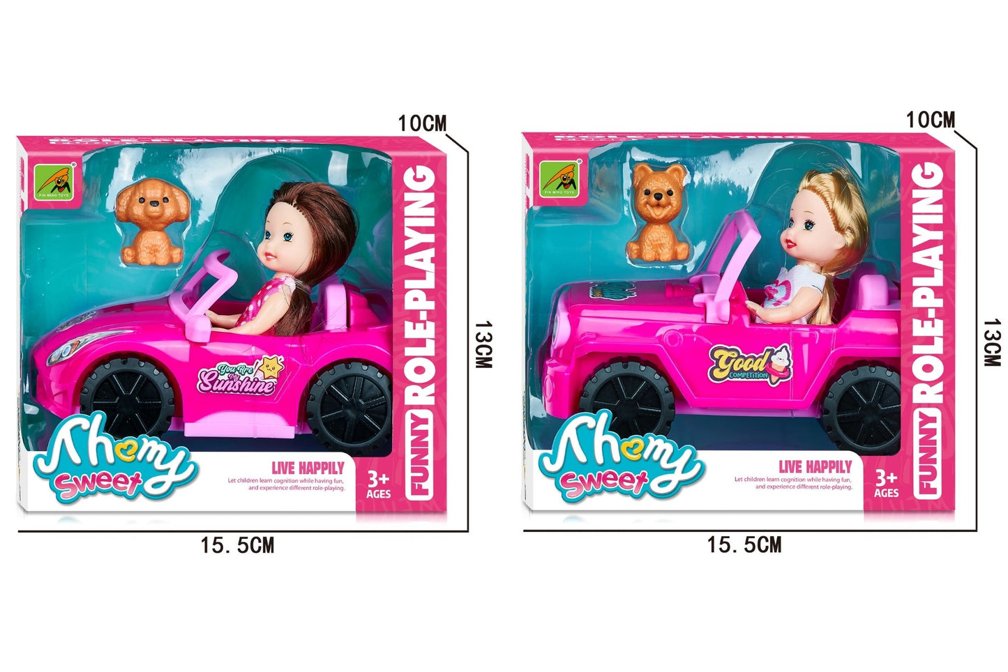 Baby Doll Car Set 2 Asstd