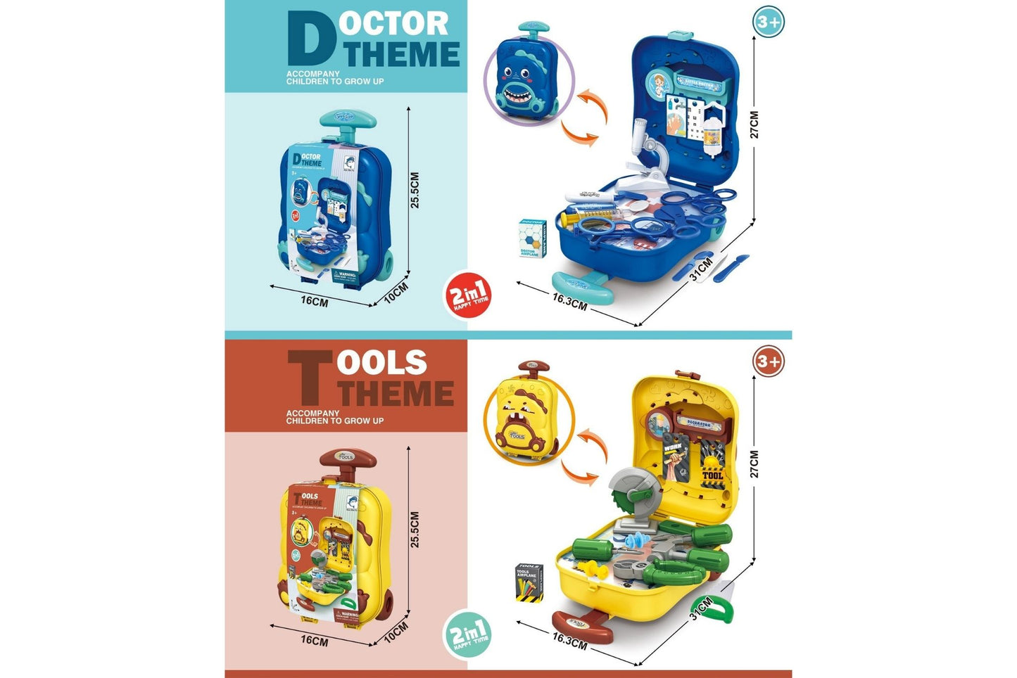 Construction/Doctor Set 2 Asstd