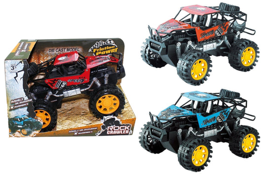 Metal Friction Die Cast Monster Truck 2 Asstd