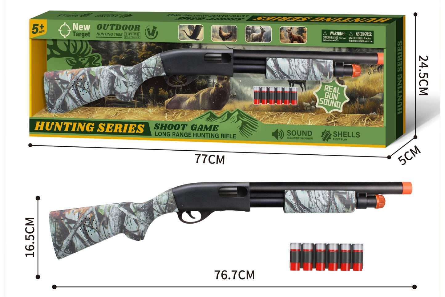 B/O Shotgun Camo Print