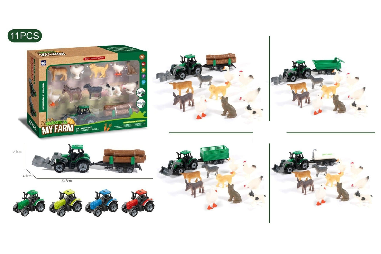 Farm Truck With Animals