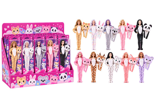 Dress Up Doll 42.5x5.5x35cm 10 Asstd PDQ