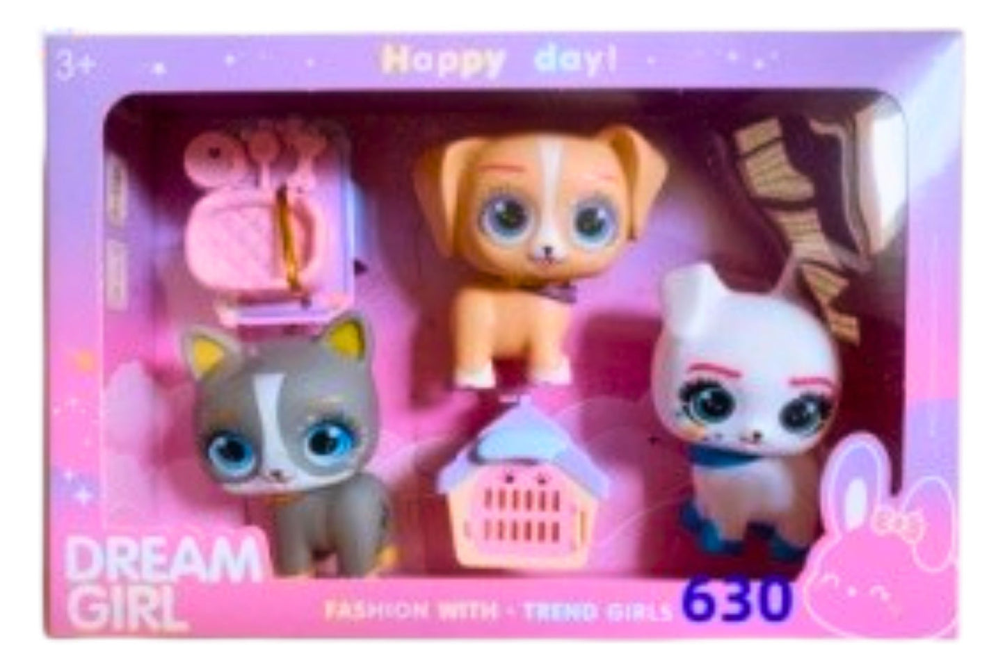 Animal Play Set 30x7.5x20cm
