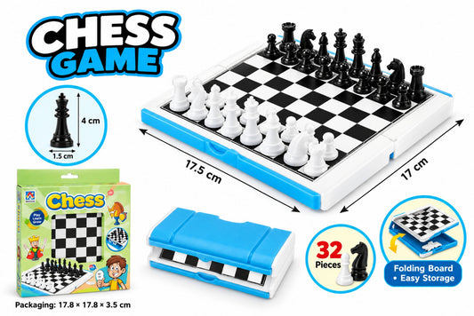 Chess Game 17.8x3.5x17.8cm