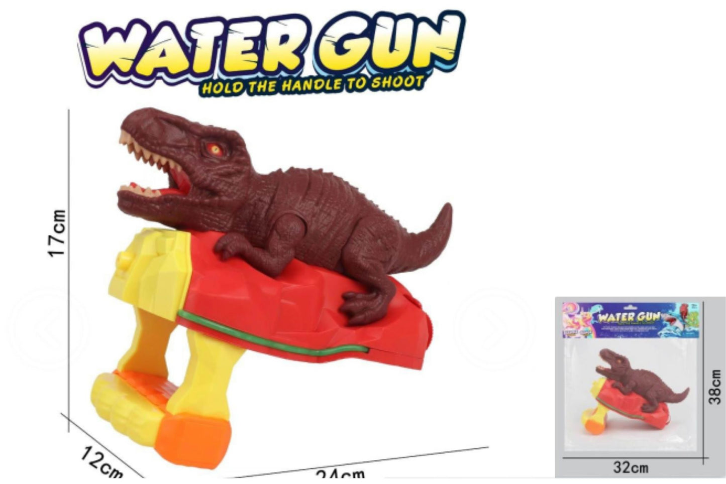 Dinosaur Water Gun 25x20x13cm