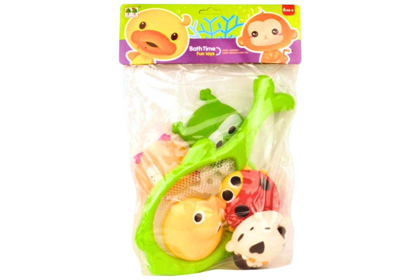 Water Squirter Toy 5pc + Fish Net Set 21x7.5x27cm