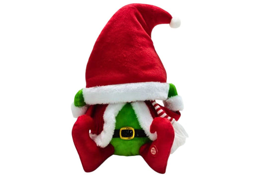 Animated Elf Gnome Up/Down w/Music 45cm B/O