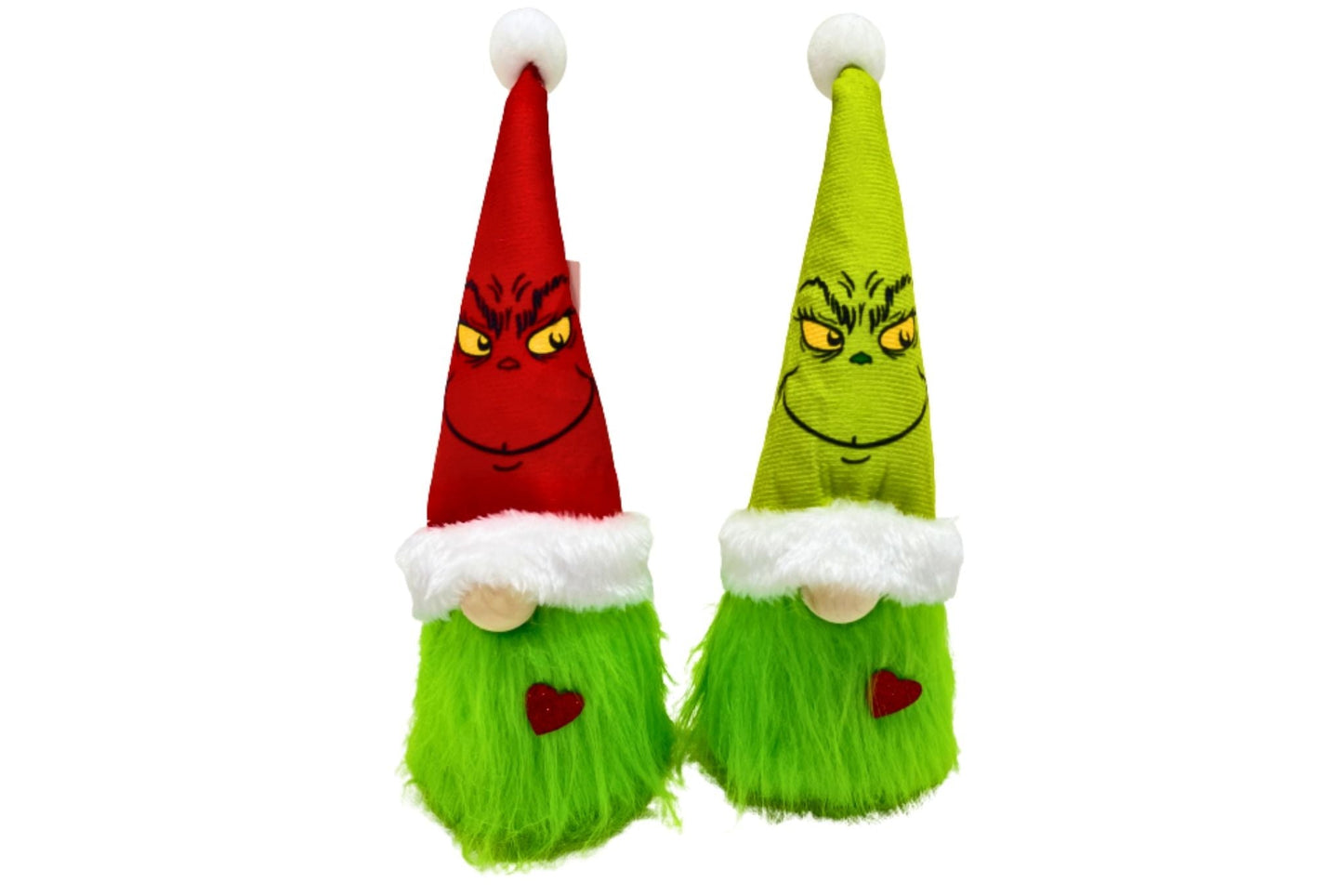 Green Gnome w/Grumpy Green Hat 28x7cm 2 Asstd