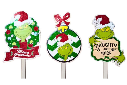 Grumpy Green Foam Board Stick 75cm