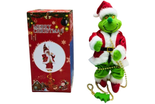 B/O Animated Climbing Grumpy Green w/Music 35cm
