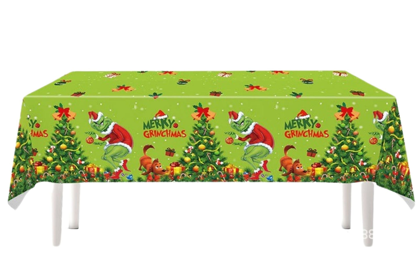 Grumpy Green PE Table Cloth 220x130cm 1pc