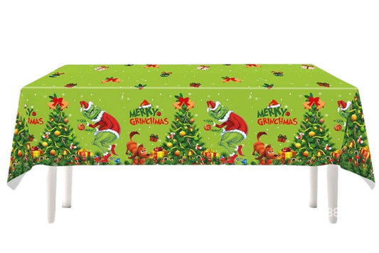Grumpy Green PE Table Cloth 220x130cm 1pc