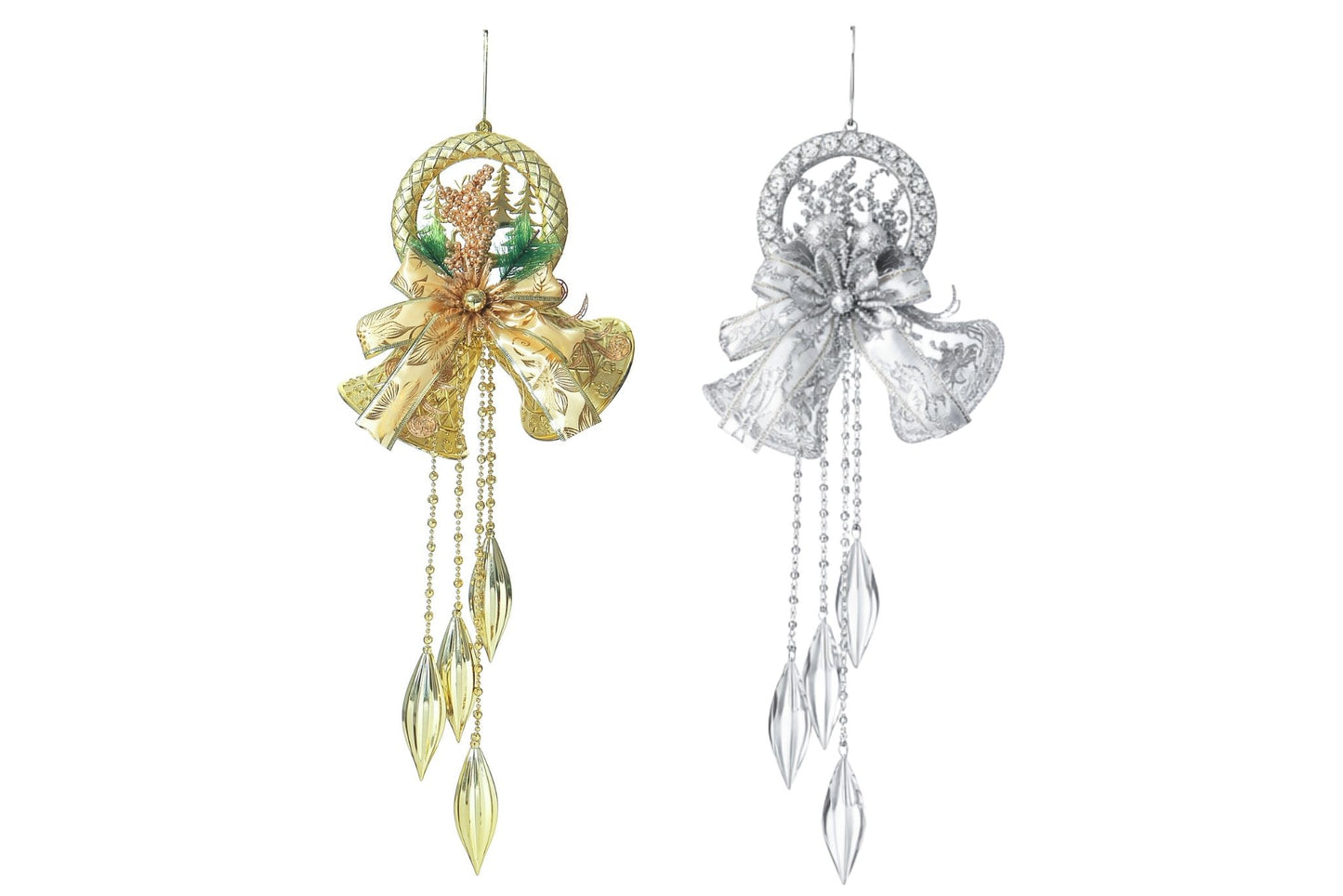 Xmas Bell Dual 60x27cm 2 Asstd