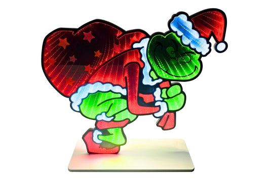 Grumpy Green Stealing 53.5x50cm