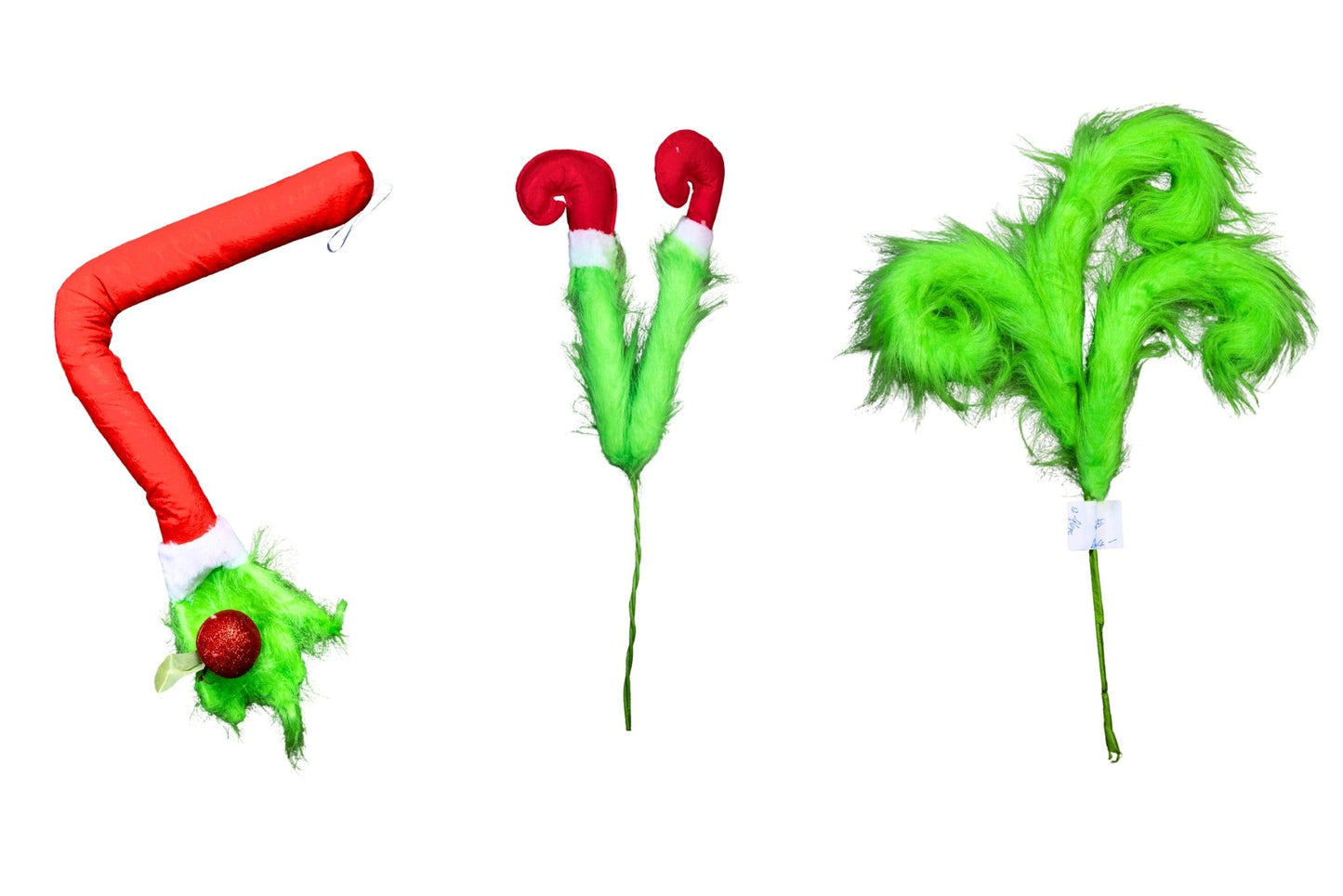 Grumpy Green Xmas Picks 45-52cm 3 Asstd