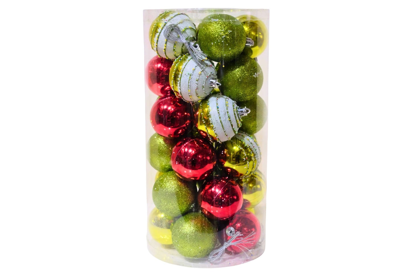 Xmas Baubles 7cm Pk30