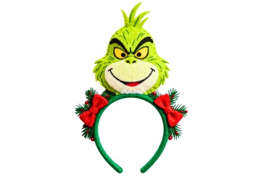 Grumpy Green Headband