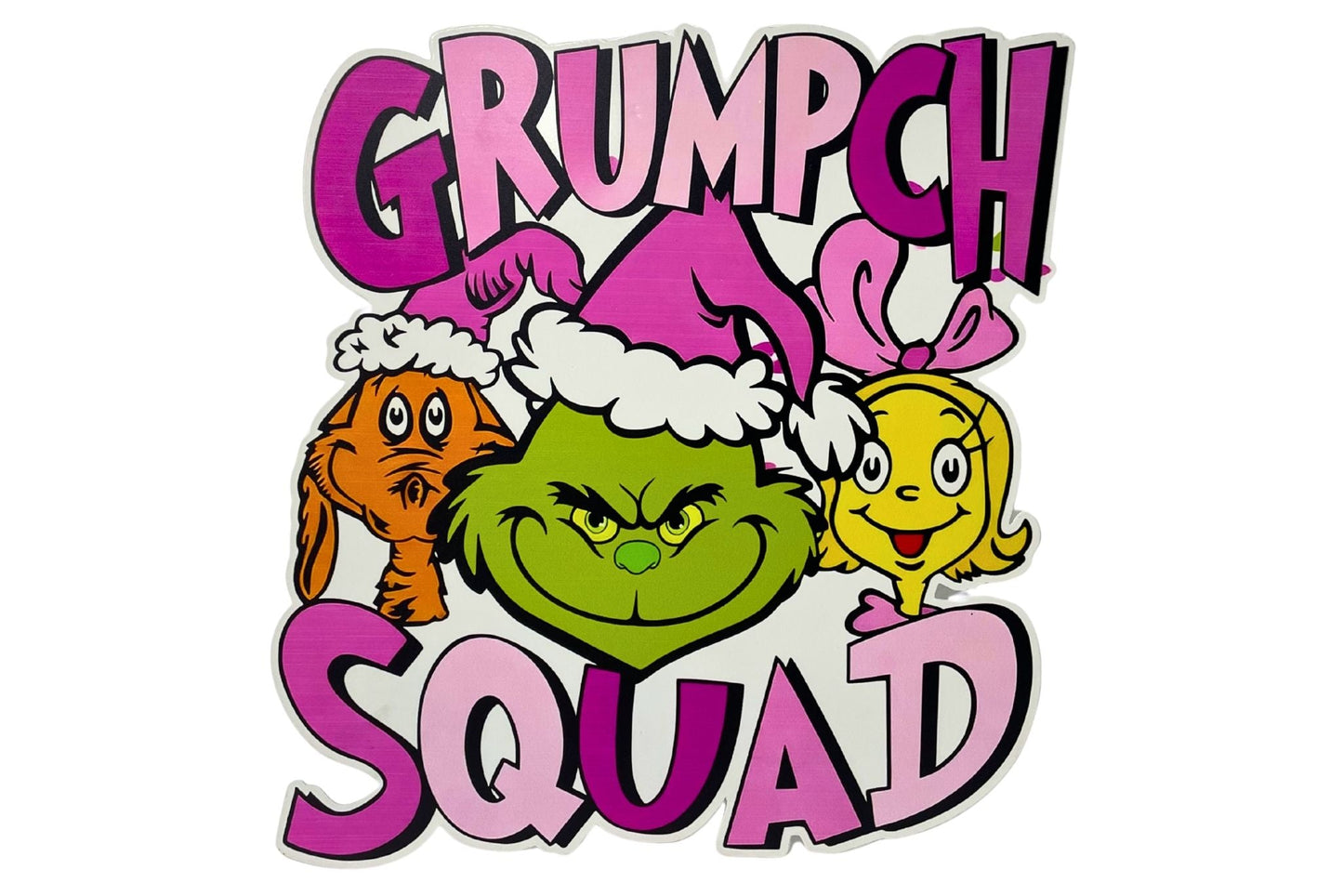 Metal Wall Art Grumpch Squad 30x36cm