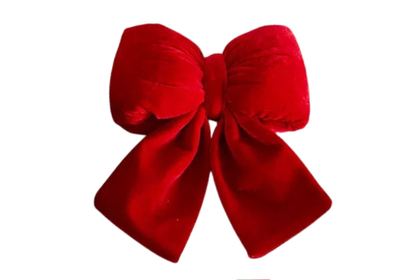 Christmas Tree Decoration Puffy Bow 25x35cm