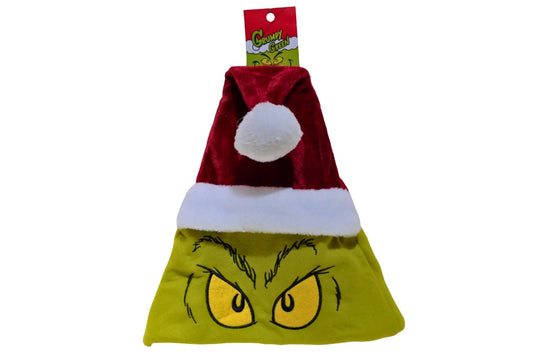 Grumpy Green Christmas Hat 29x38cm