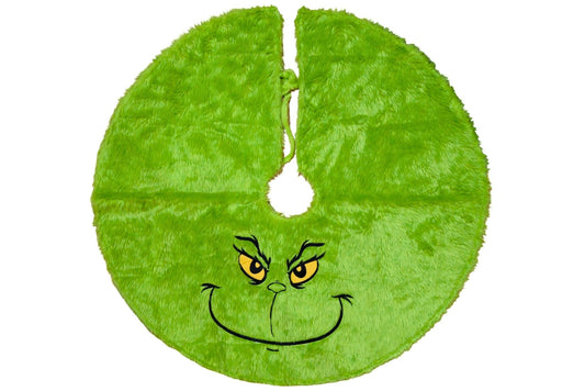 Grumpy Green Christmas Tree Skirt 90cm