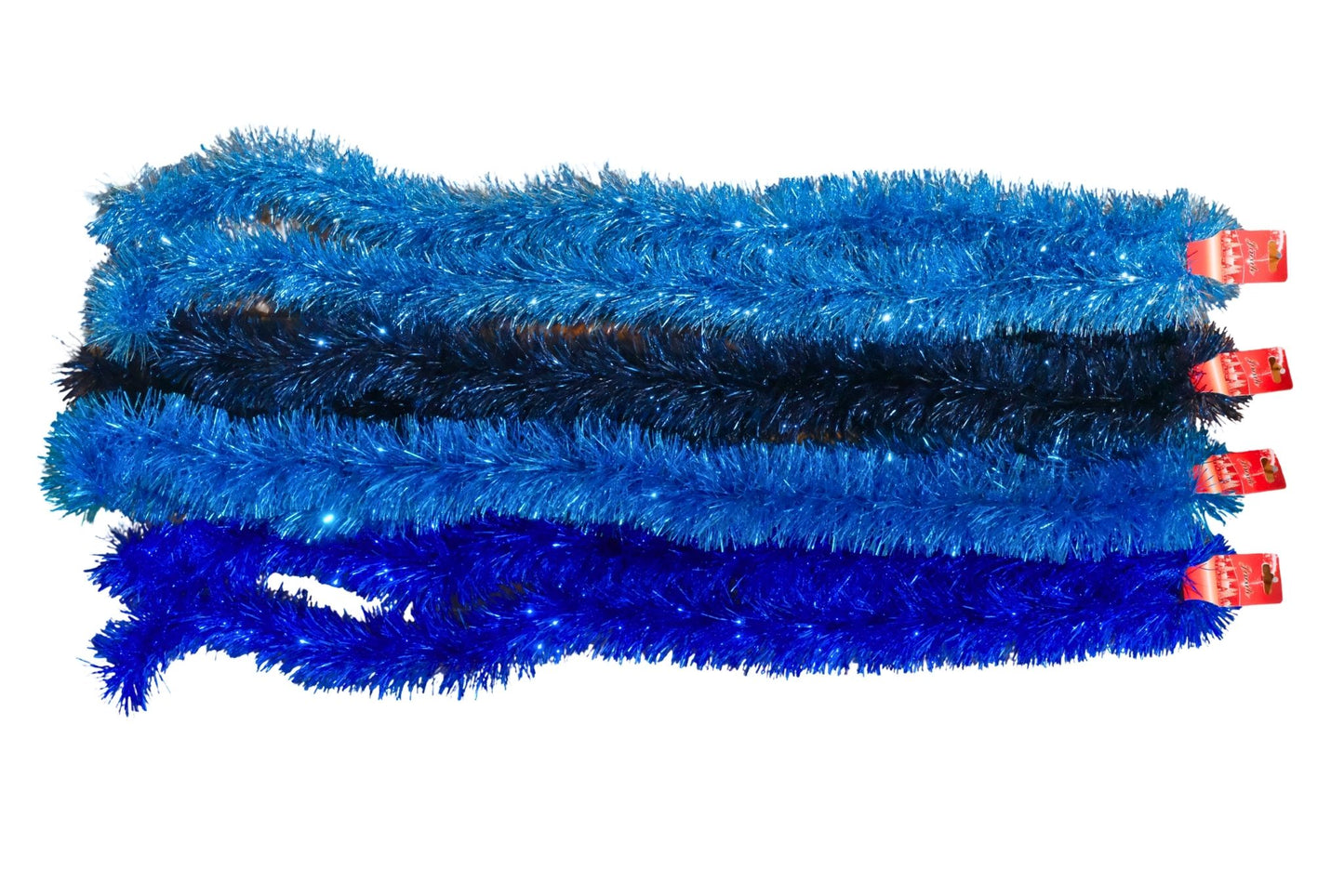 Tinsel Blue Collection 9cm x 2m 4 Asstd