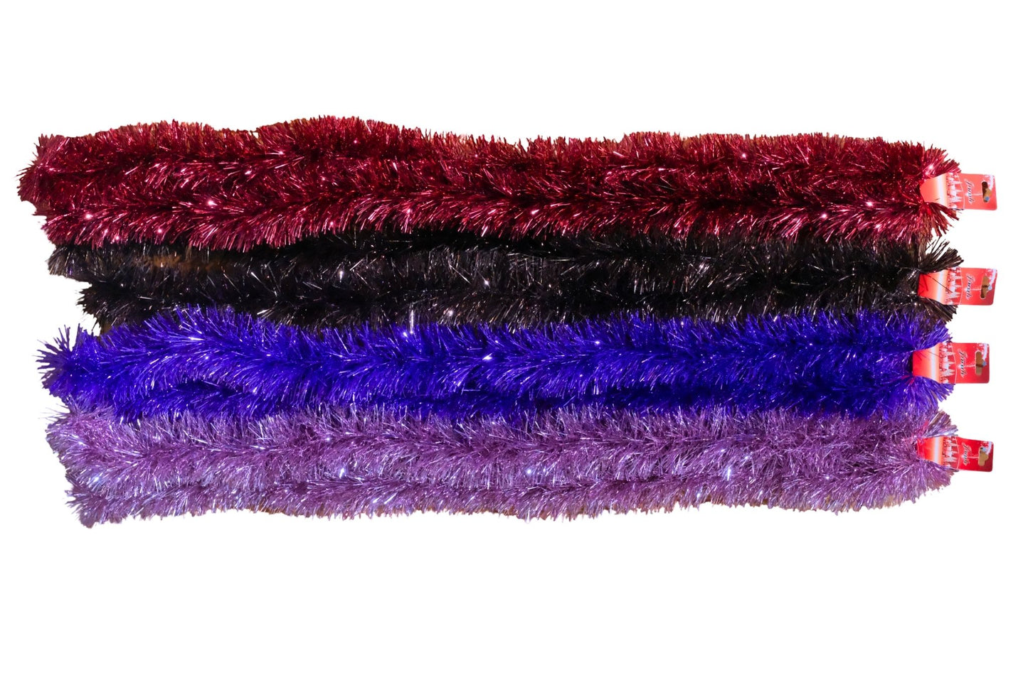 Tinsel Purple Collection 9cm x 2m 5 Asstd