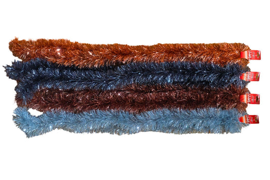 Tinsel Metallic Collection 9cm x 2m 4 Asstd